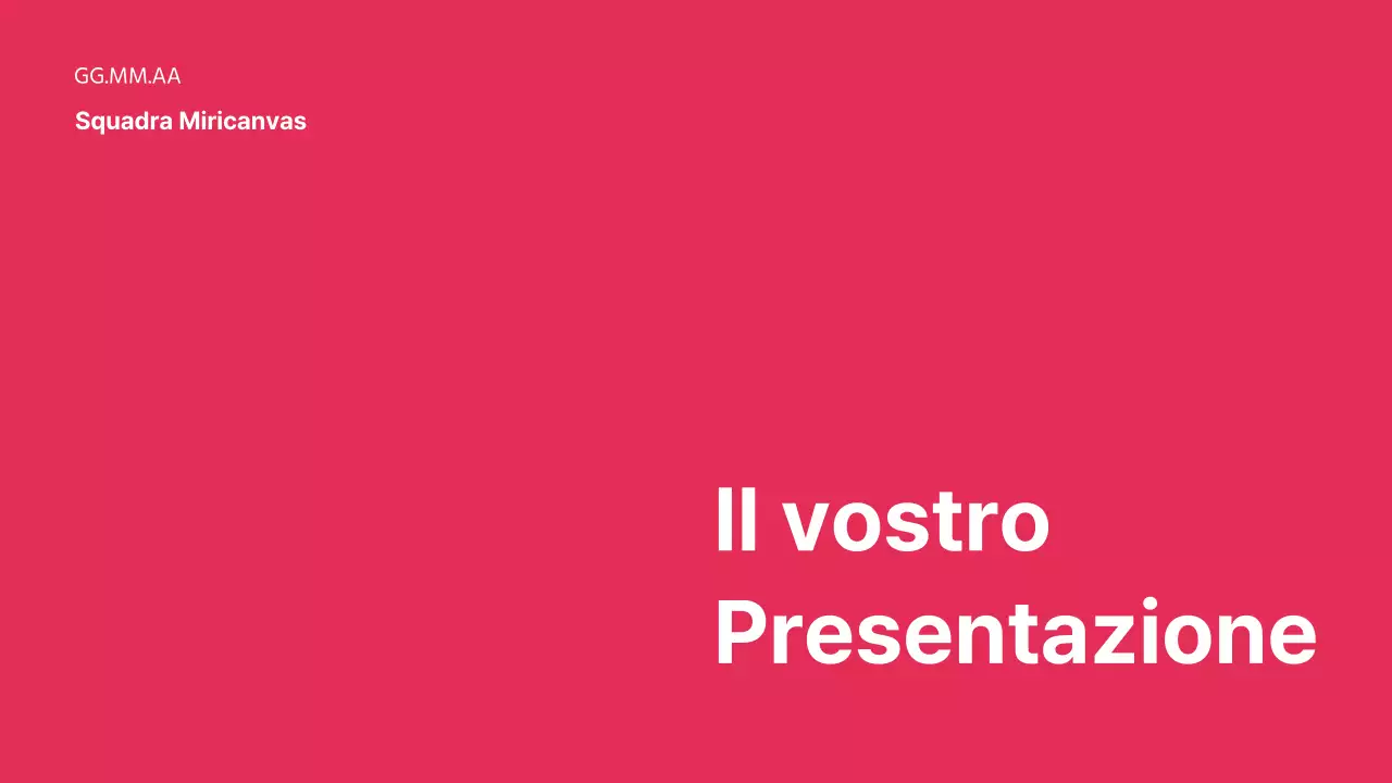 Presentazioni di base