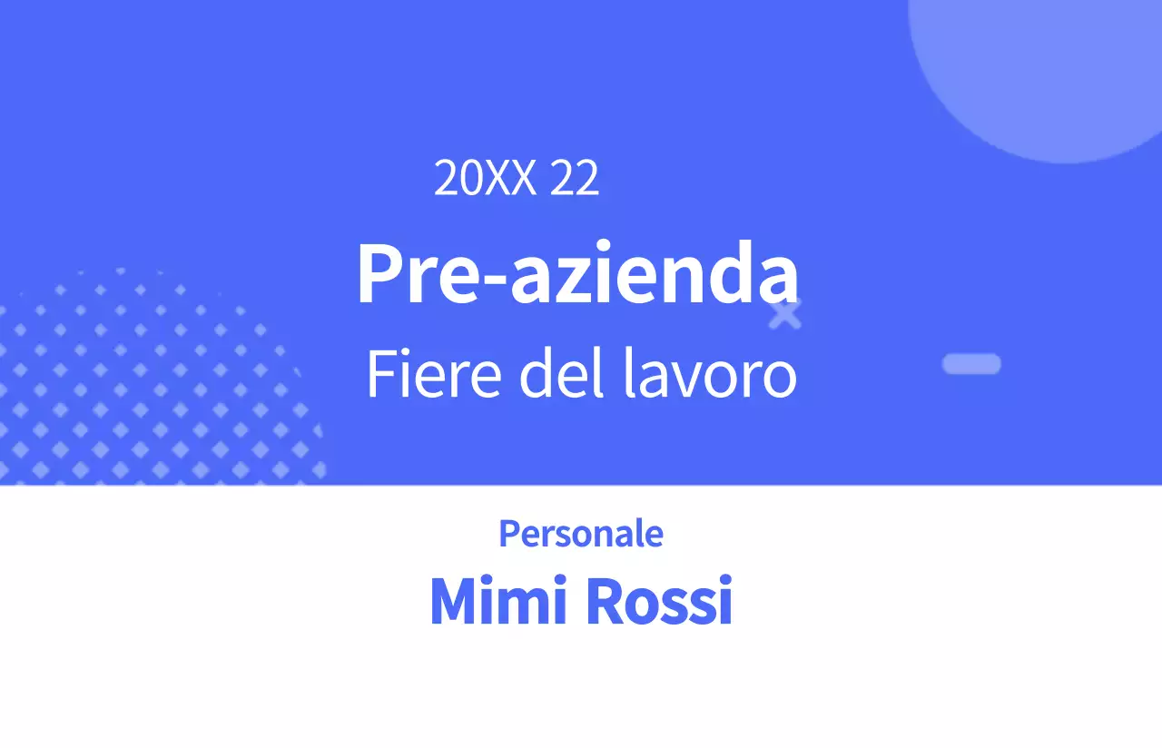 Credenziali semplici per le parti interessate con diversi concetti di forma