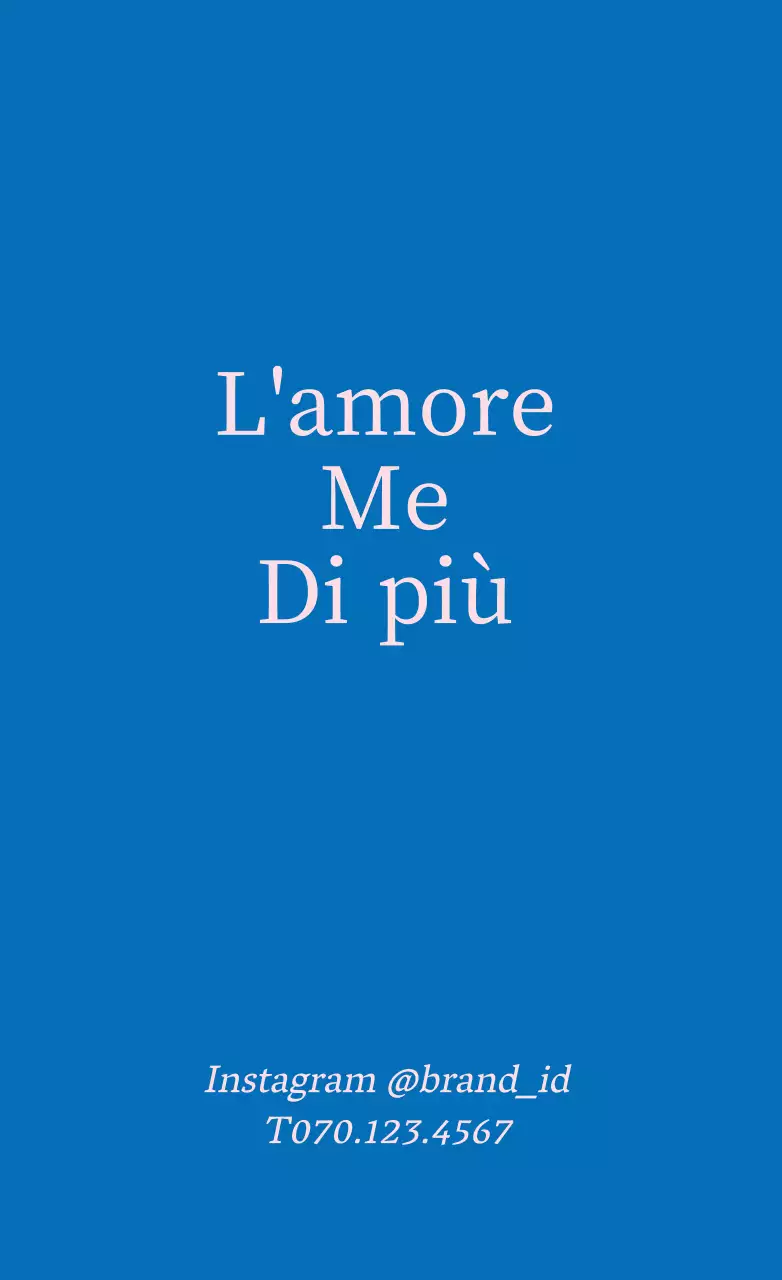 Etichette di marca semplici in blu e rosa