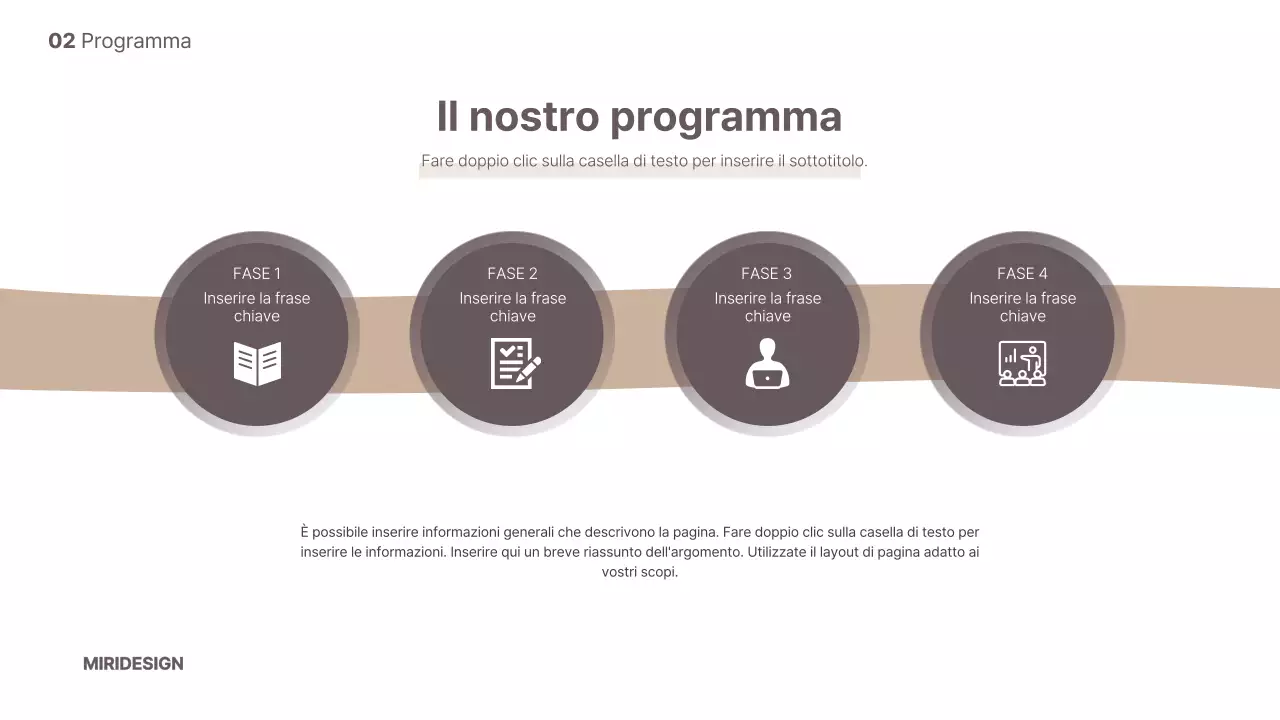 Introduzione al programma di lettura a tema marrone
