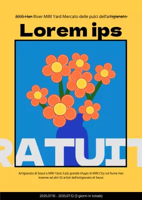 Promuovere l'introduzione del mercatino dell'usato artigianale giallo e blu