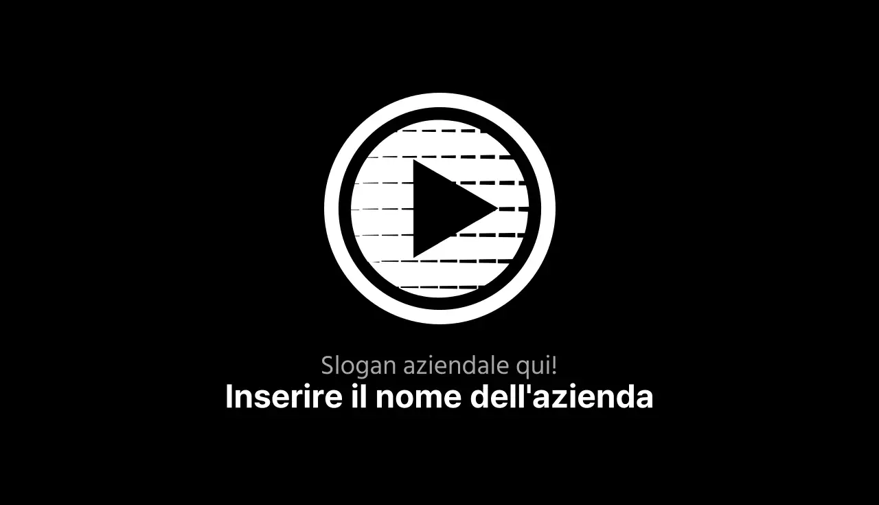 Biglietto da visita con logo che suona la musica