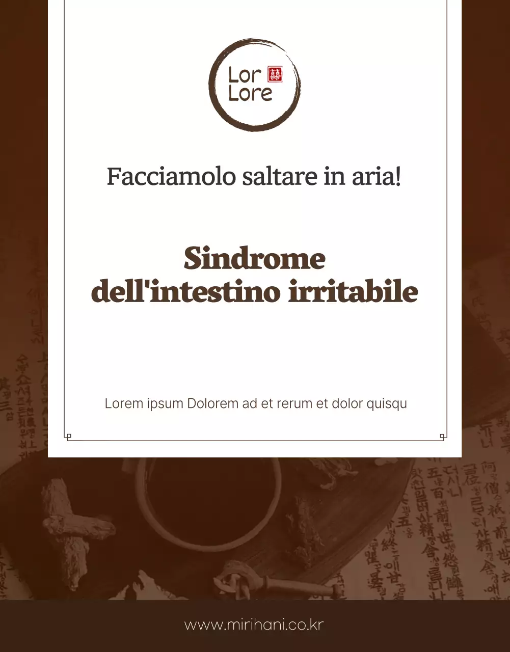 Trattamento della clinica orientale per la sindrome dell'intestino irritabile in dettaglio