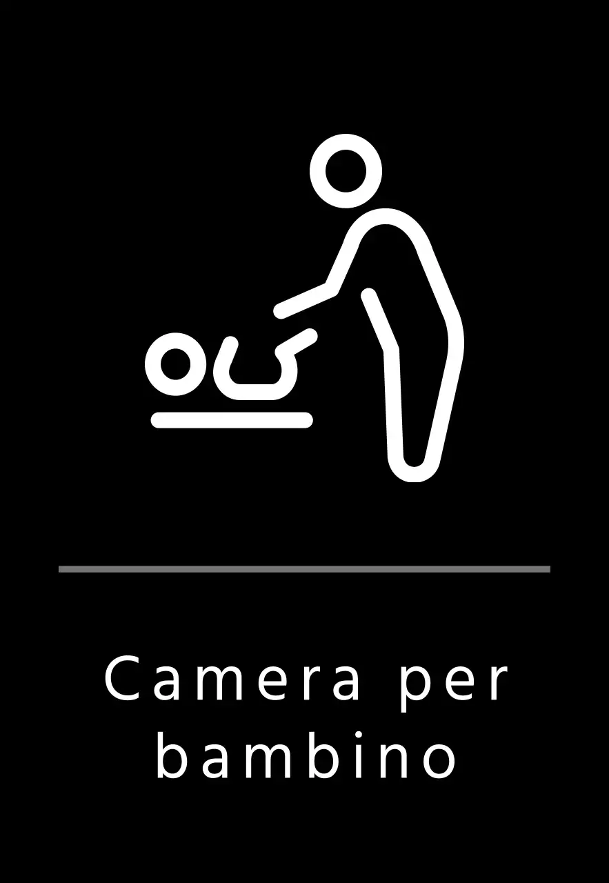 Segnaletica semplice nera