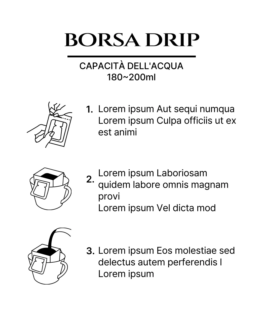 Astuccio con logo del caffè