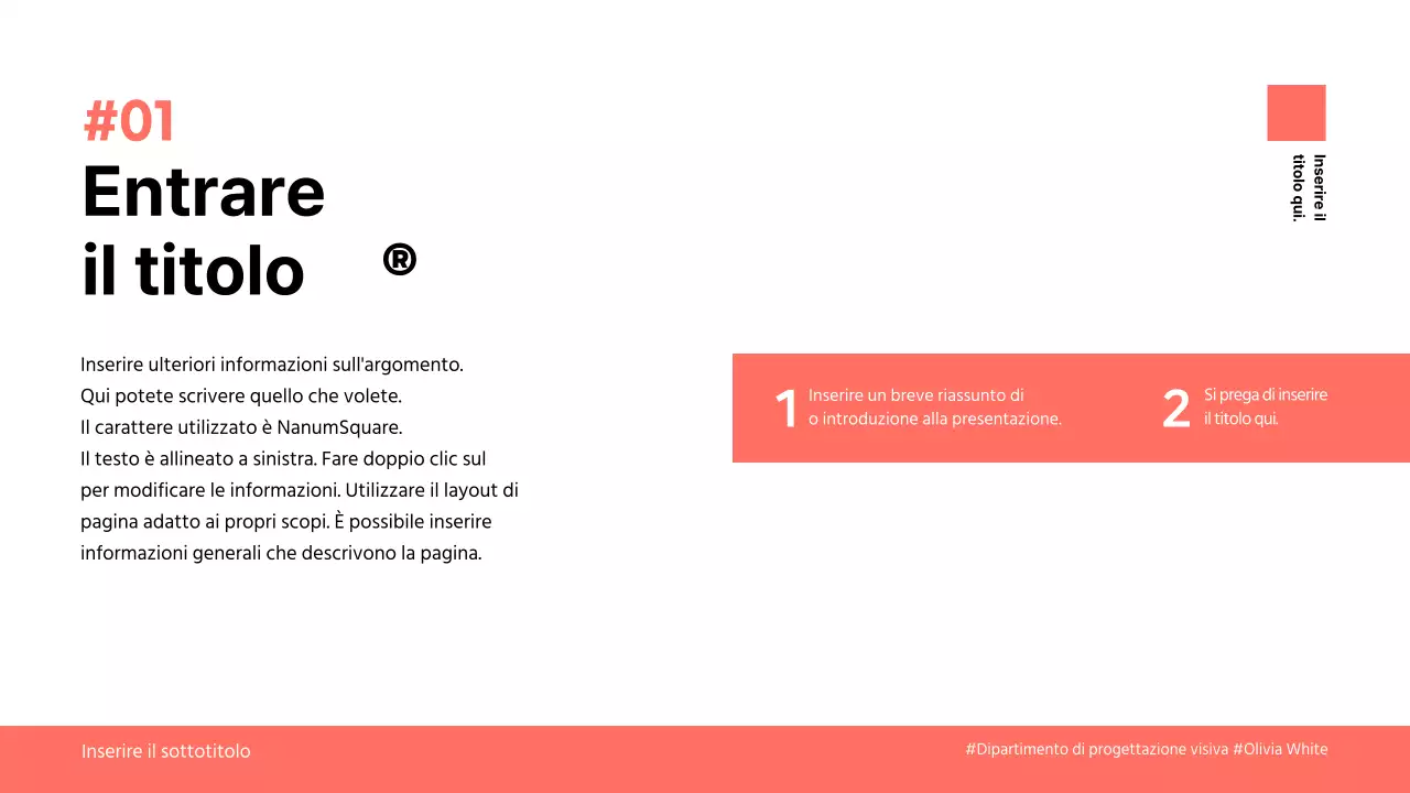 Chip di colore, corallo