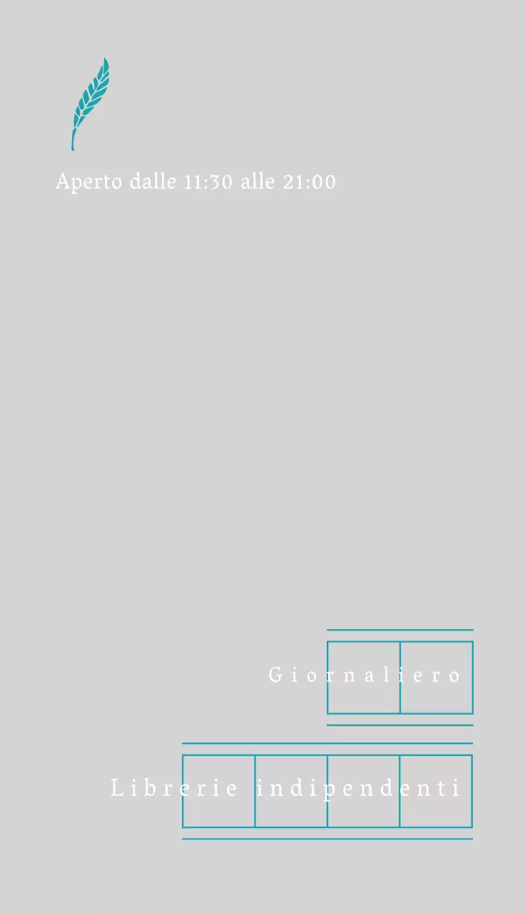 Concetto di carta manoscritta verde scuro Libreria indipendente emozionale