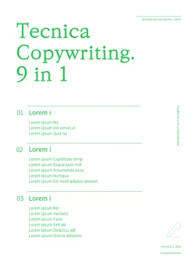 Un documento di syllabus del corso semplice e moderno, in verde e bianco.