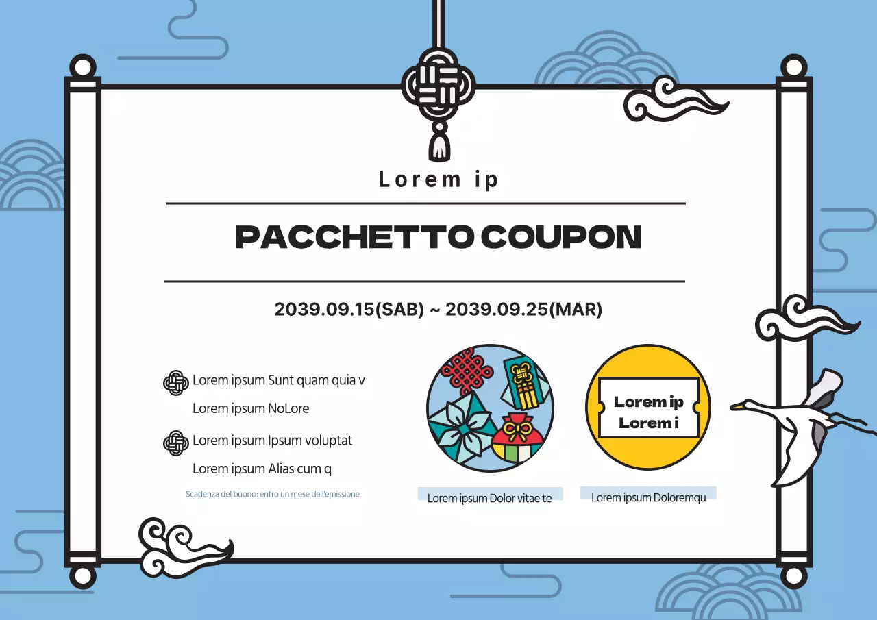 Pacchetti di coupon per le vacanze