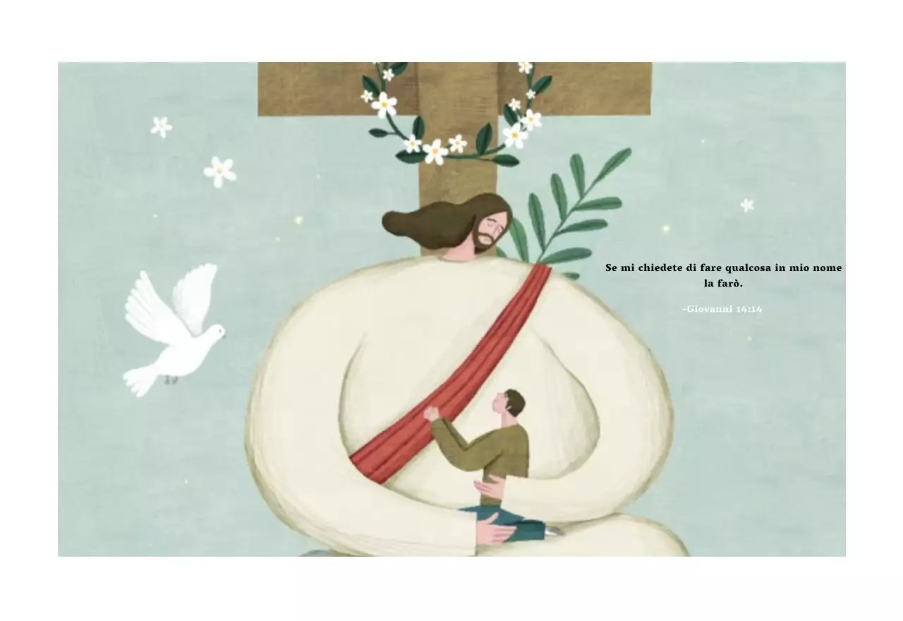 Chiesa illustrazione pulita pastello