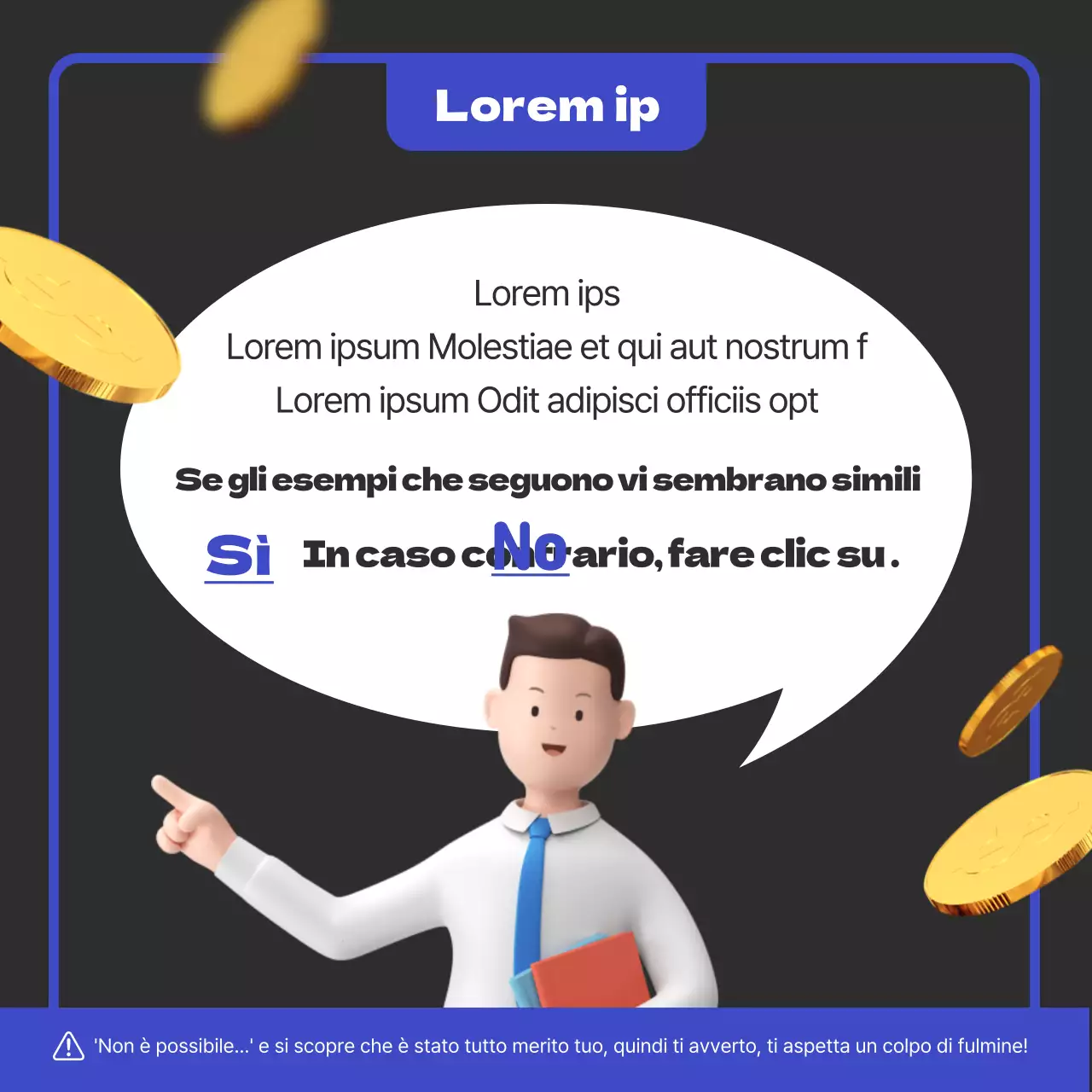 Bolletta blu e nera in eccesso