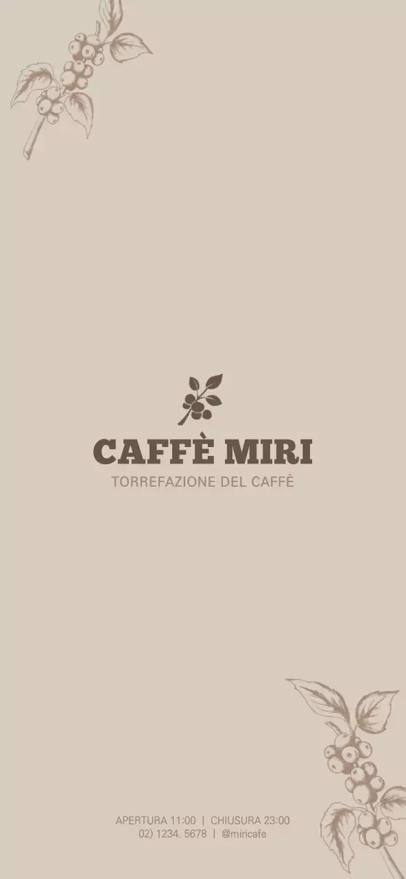 Emotivo marrone e bianco caffè illustrazione concetto caffè menu prezzi