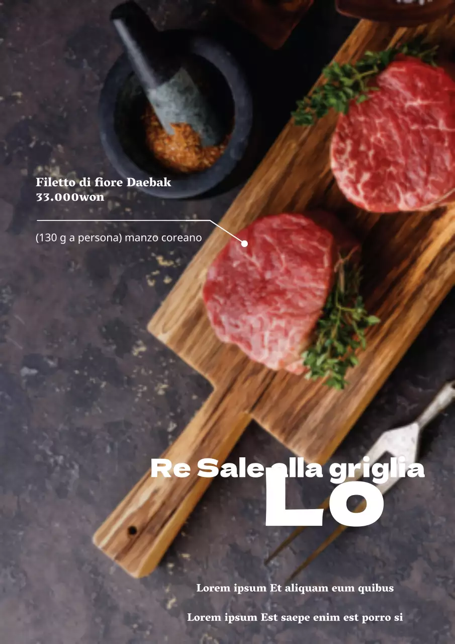 Re Sale alla griglia