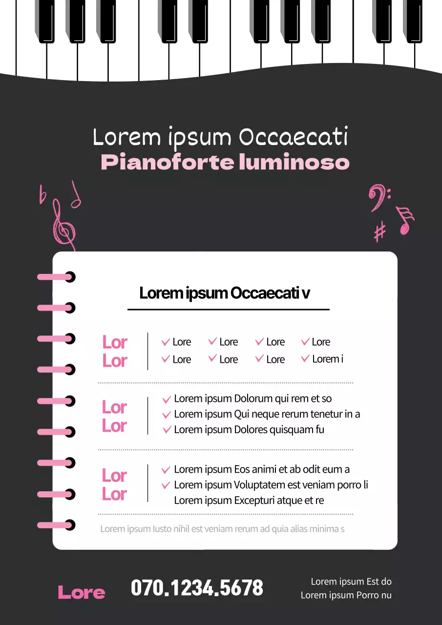 Scuola di pianoforte_Seroposter