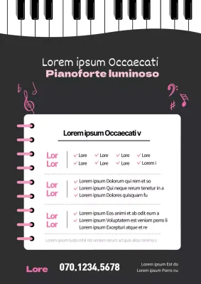 Scuola di pianoforte_Seroposter