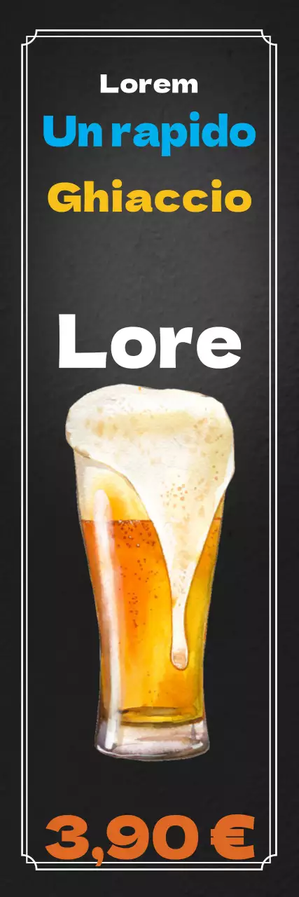 Birra alla spina con ghiaccio