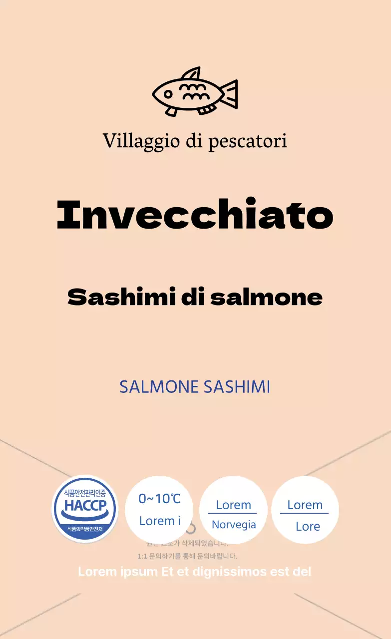 Sashimi di salmone stagionato