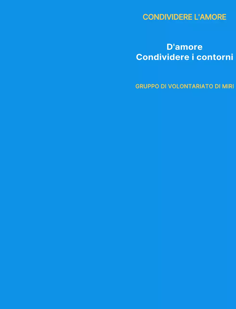 Gilet da volontario semplice con logo del simbolo del volontario blu bianco e giallo