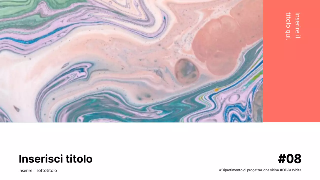 Chip di colore, corallo