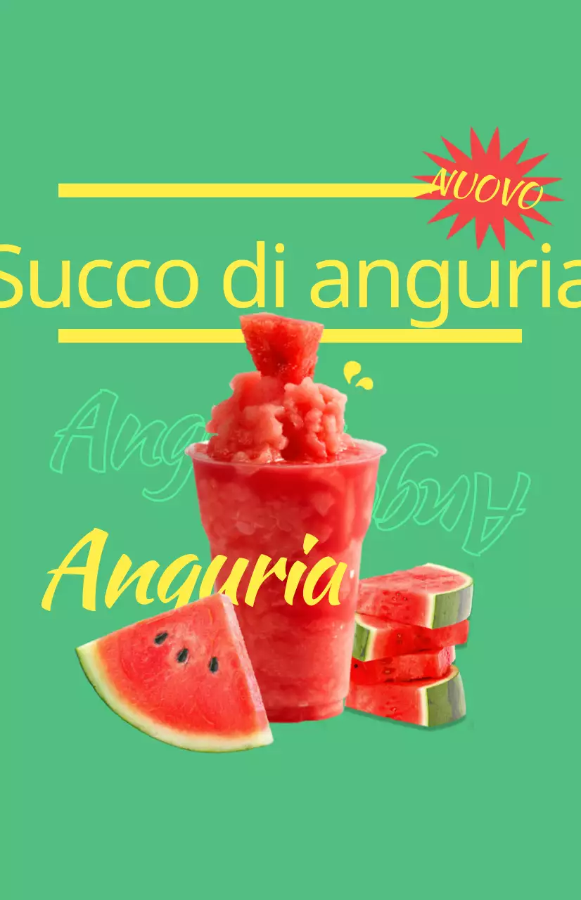 Promuovete il menu del vostro caffè con immagini e testi illustrati e colorati sulle bevande