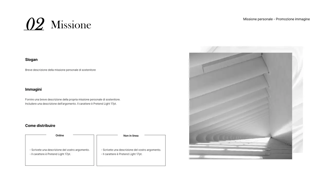 Un semplice rapporto sulle attività dei sostenitori in bianco e nero