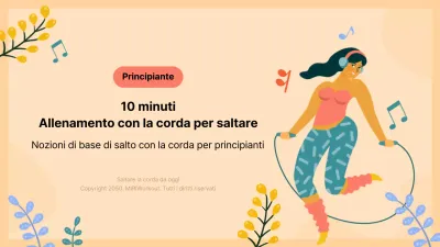 Concetti di illustrazione in tonalità arancione Nozioni di base sulla corda per i principianti