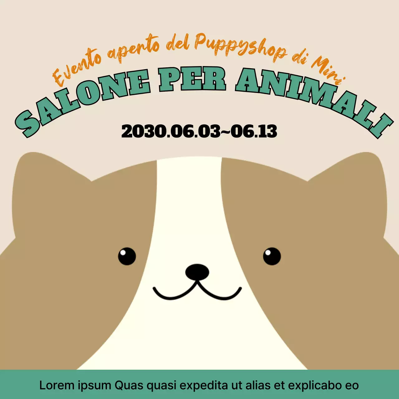 Passo di toelettatura per cuccioli, carino e delicato