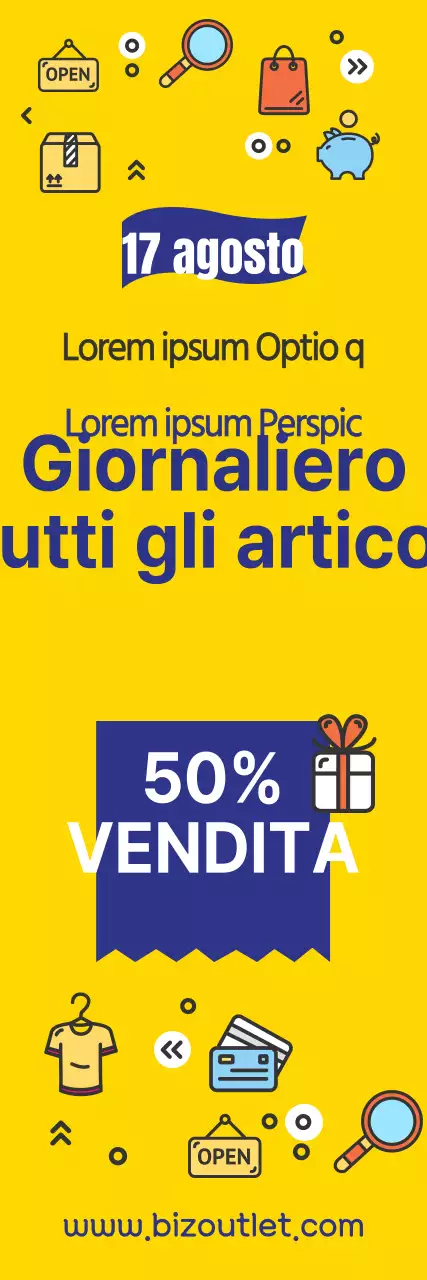 Vendita in tutto il negozio