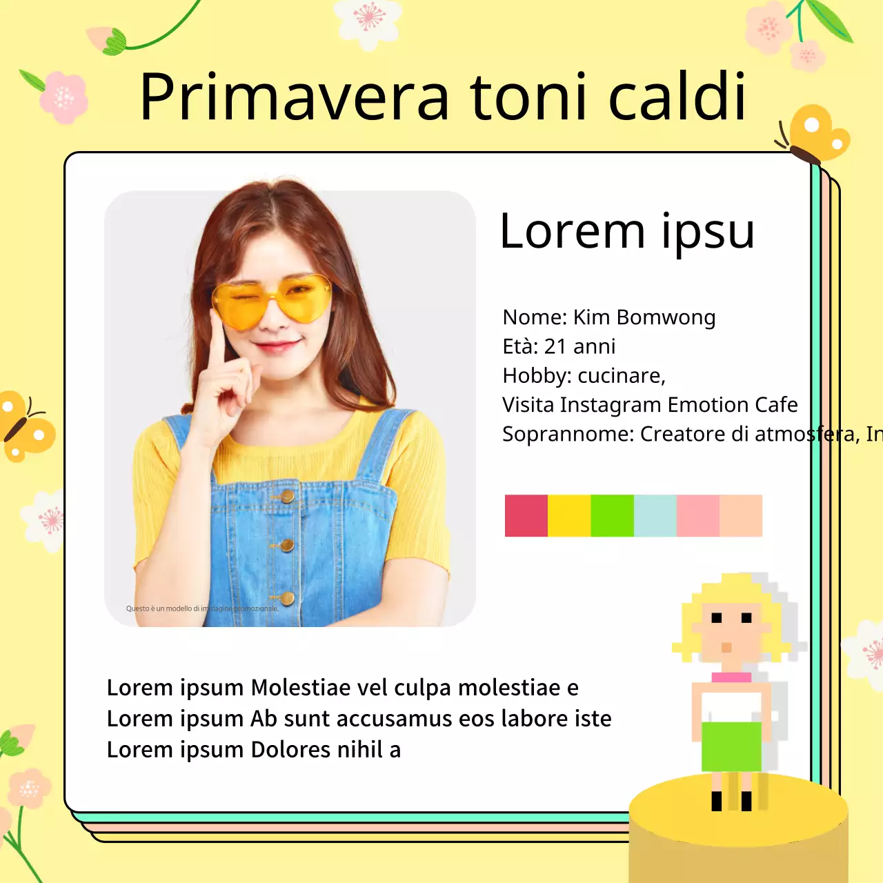 Colorato Colore personale Tono caldo Tono freddo Bucaniere