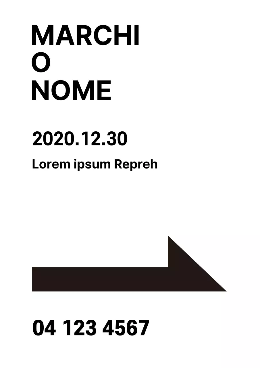 Indicazioni e posizioni del negozio con frecce bianche e nere