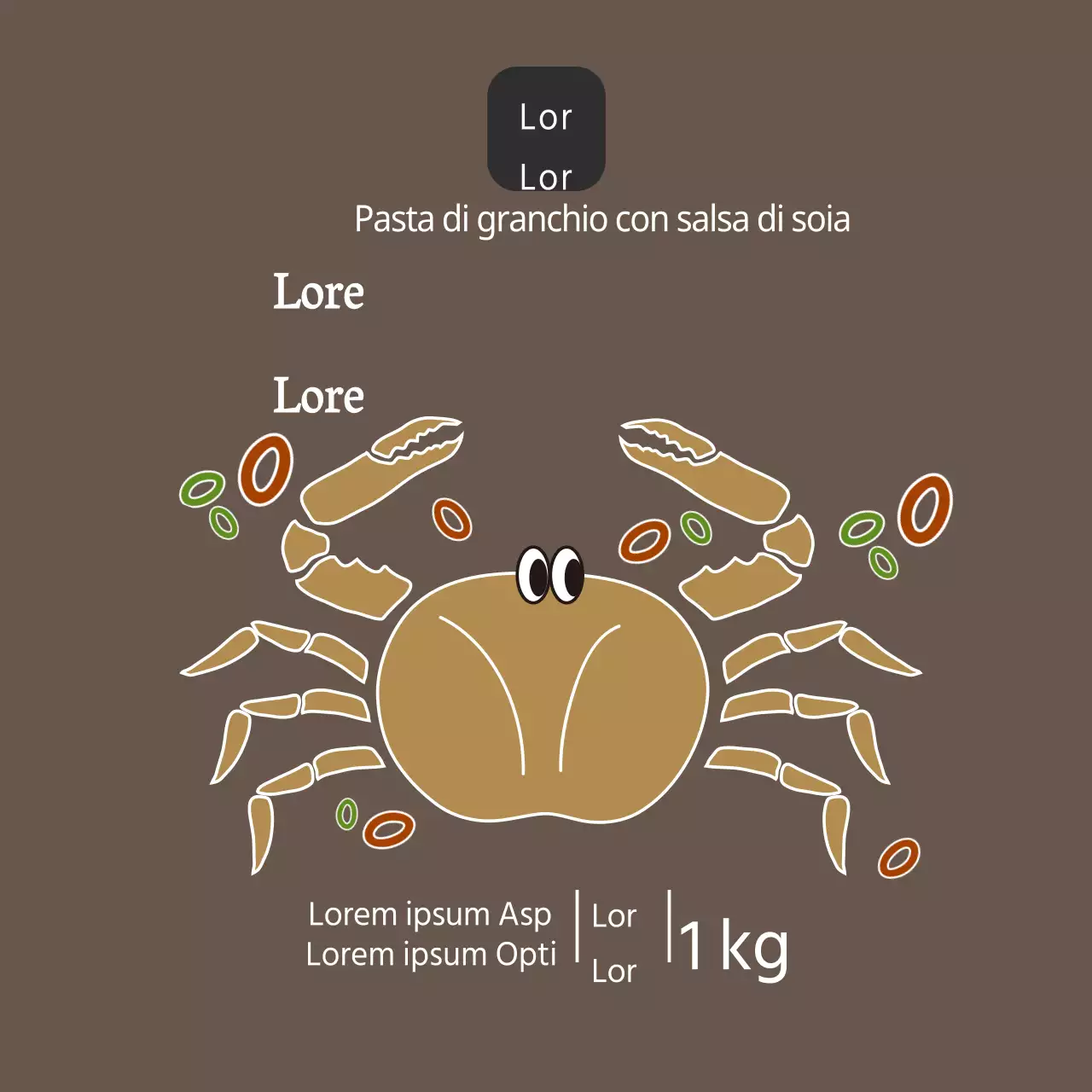 Pasta di granchio in salsa di soia