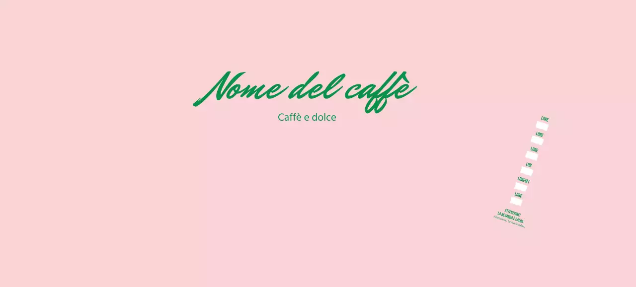 Rosa Verde Scrittura inglese ordinata