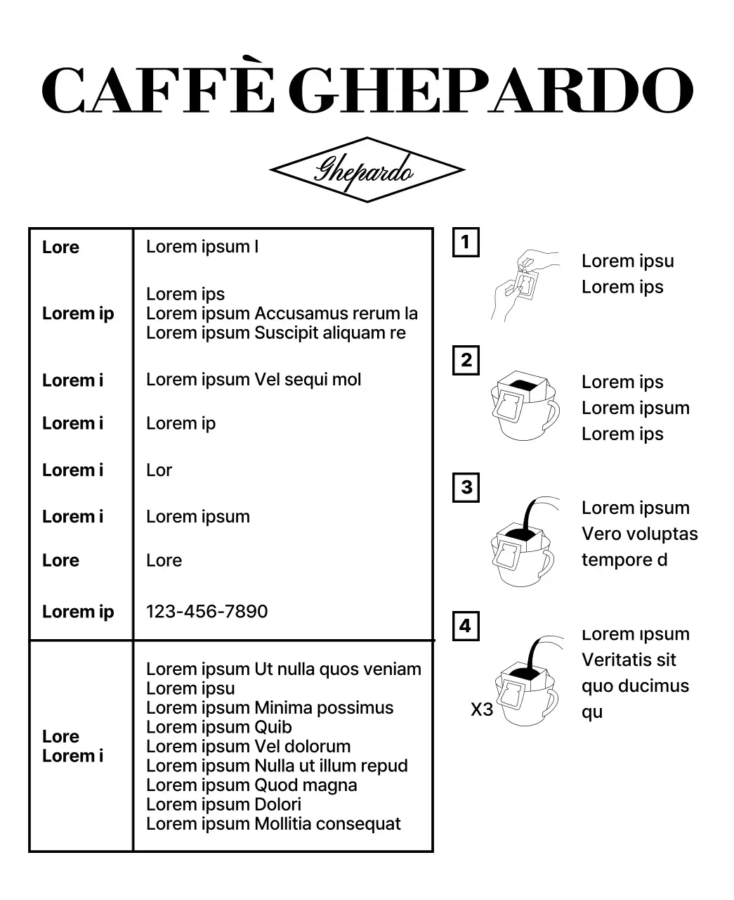 Design semplice con illustrazione di un animale nero in corsa