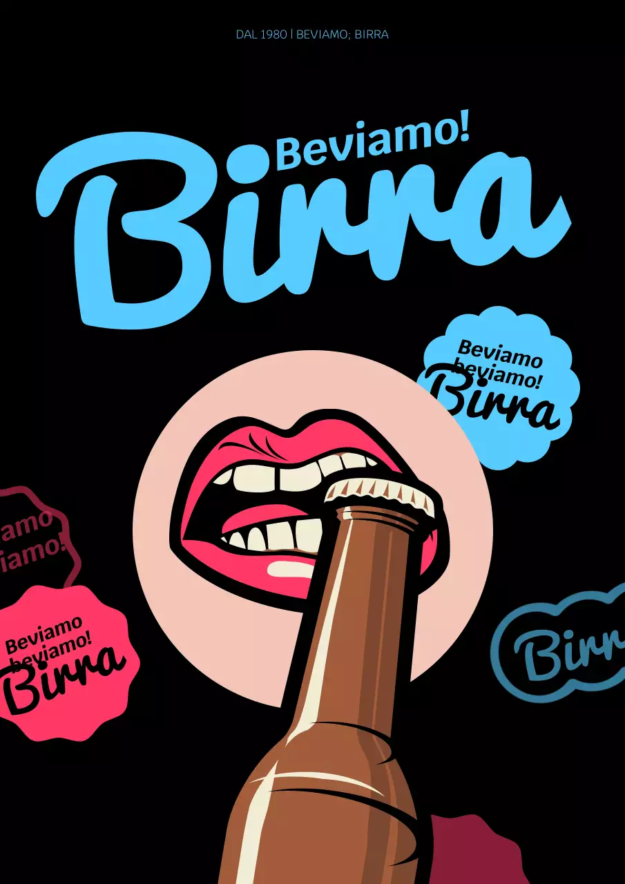 Taverna funky nera e colorata Speranza