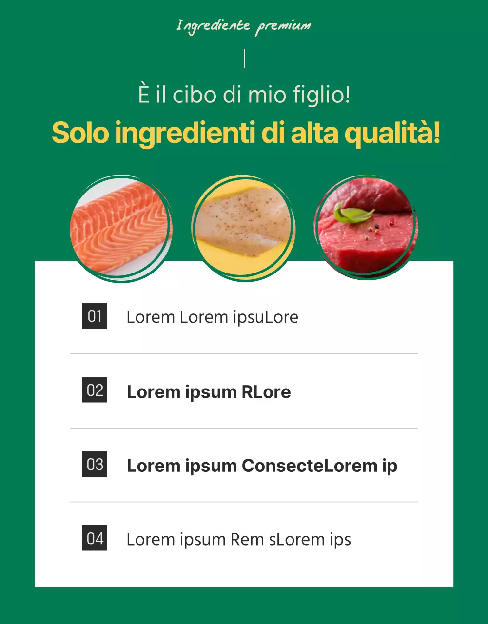 Simpatici bocconcini gialli e verdi per animali domestici