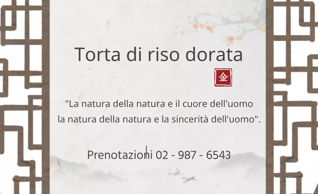 Torta di riso dorata