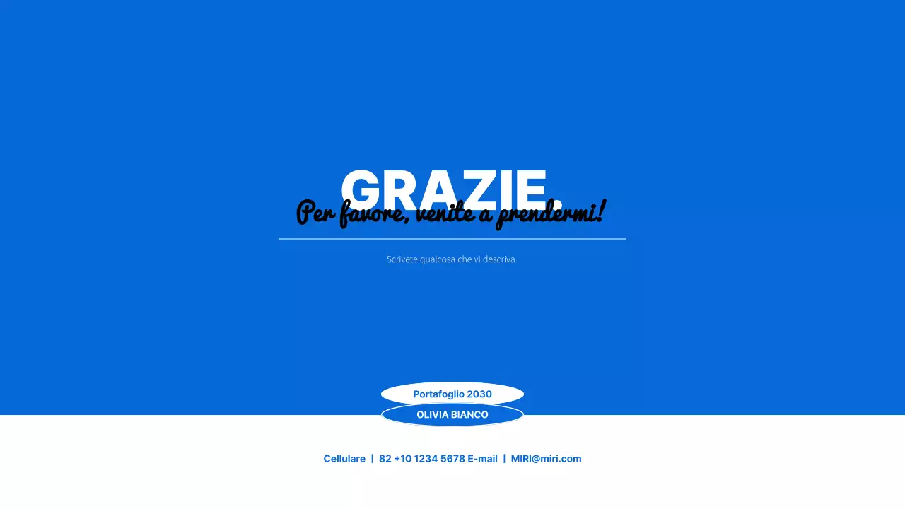 Un portafoglio blu e organizzato