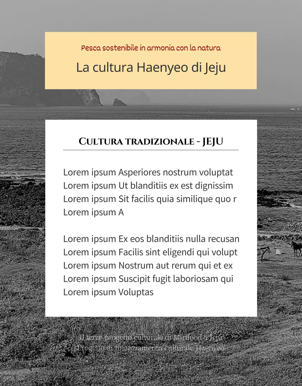 Un finanziamento Jeju Jjigal di classe, pulito e in bianco e nero (pagina dettagliata)