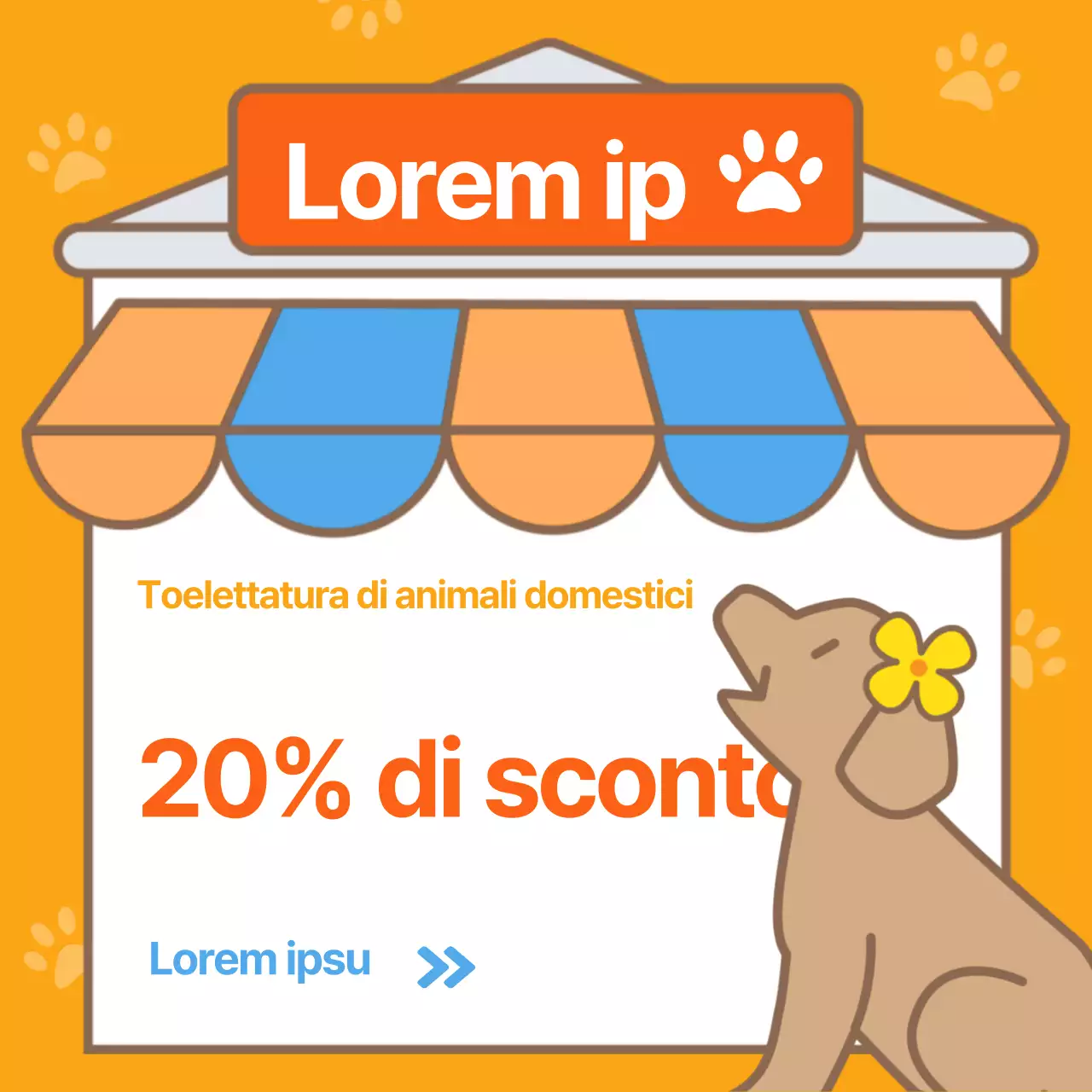 Toelettatura di animali domestici