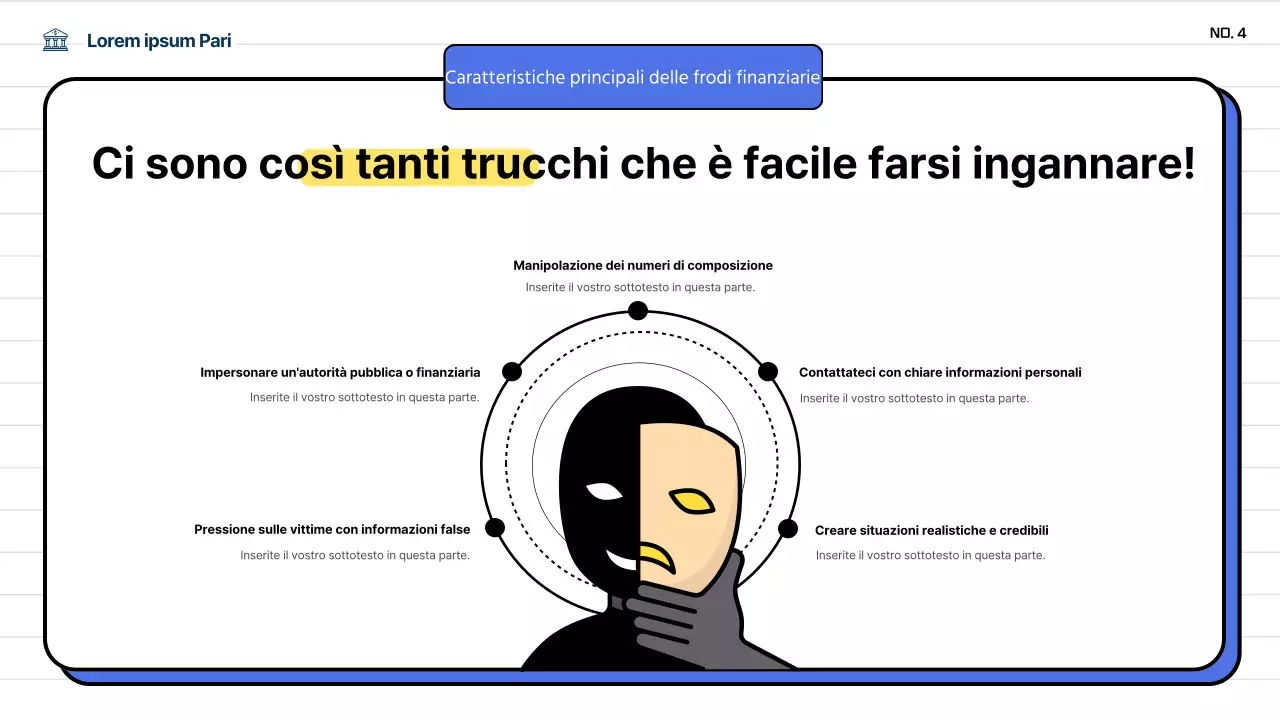 Formazione sulla prevenzione delle frodi finanziarie per adulti di mezza età in blu