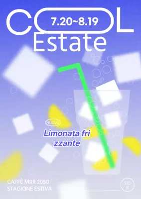 Aperitivo estivo Glamourism in blu