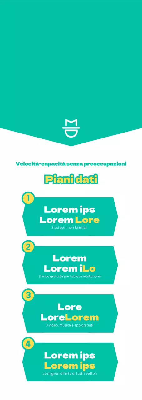 Stile pulito in bianco e menta Istruzioni per la consegna di regali per eventi e offerte per il piano di trasporto