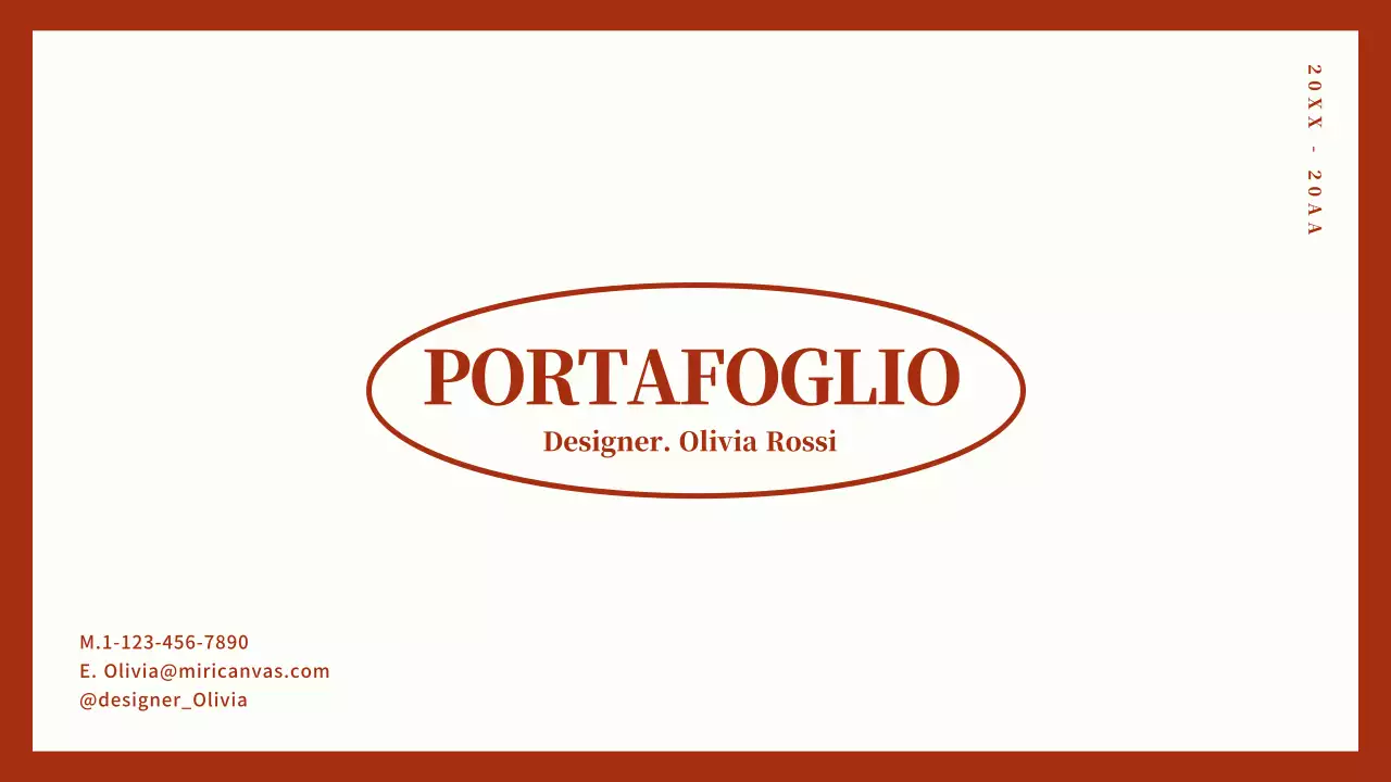 Portafoglio di design a punta circolare di colore rosso