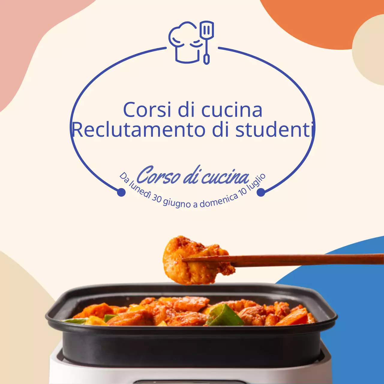 Rosa Blu Corso di cucina Promozione del corso di cucina