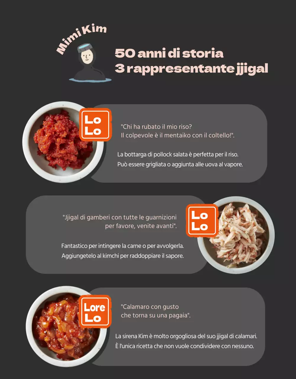 Fondo per bacchette grigio scuro e arancione