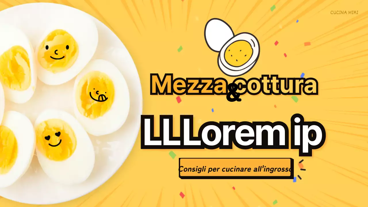 Tema giallo carino per i consigli di cucina