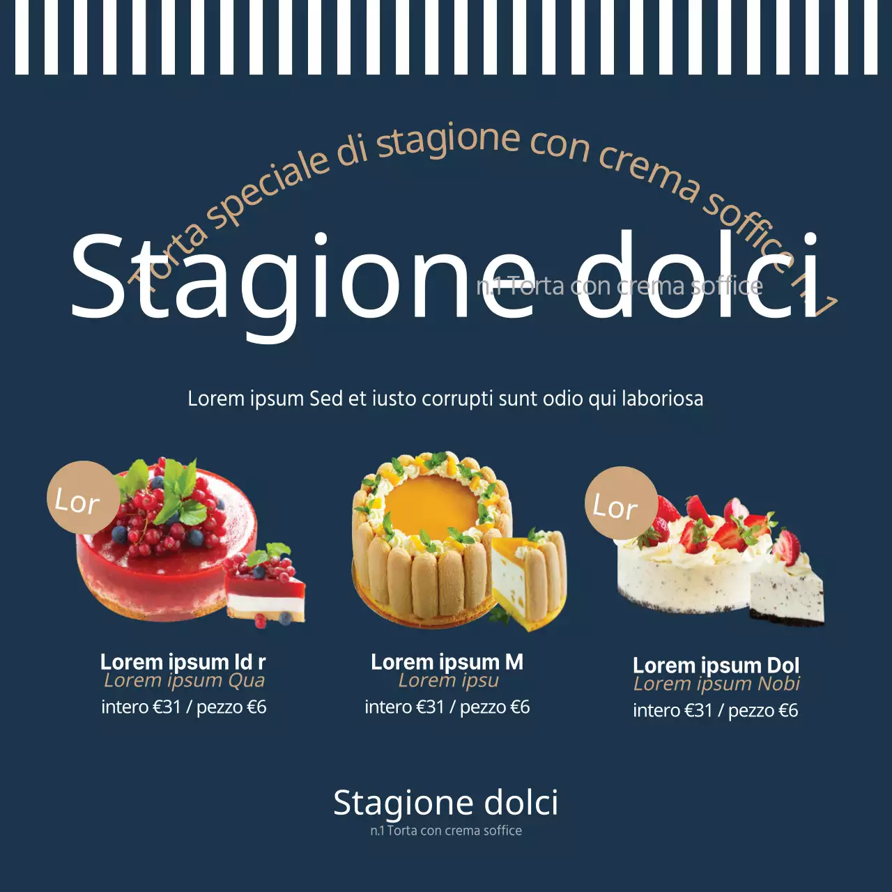 La stagione dei dolci