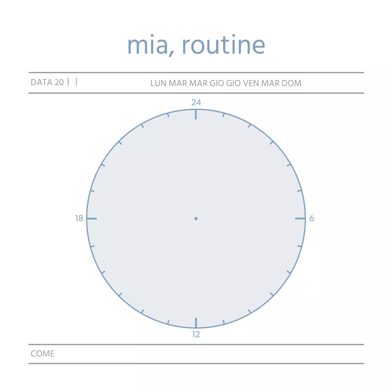 Forme blu Piano semplice