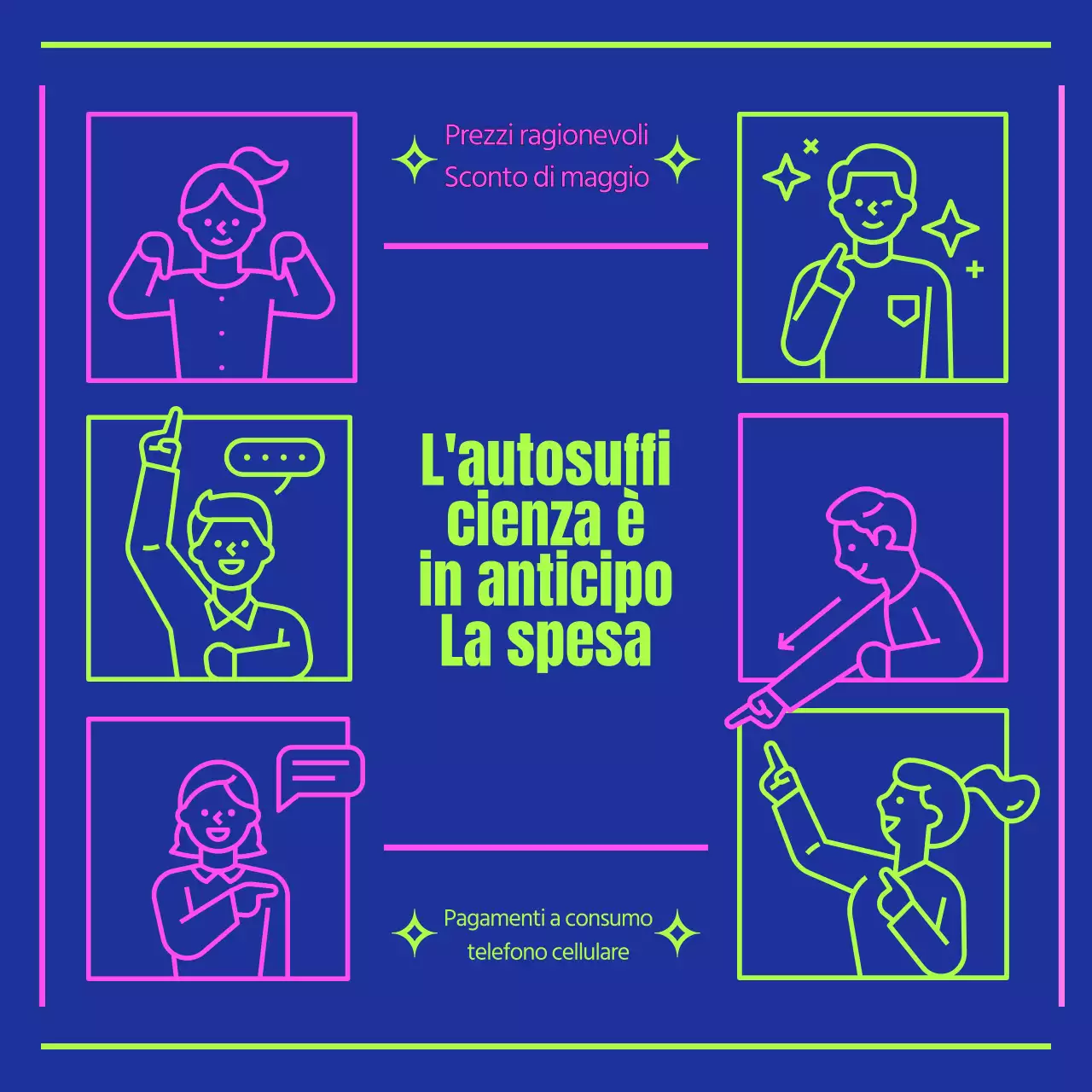 A proposito dei telefoni cellulari autosufficienti blu navy e chartreuse