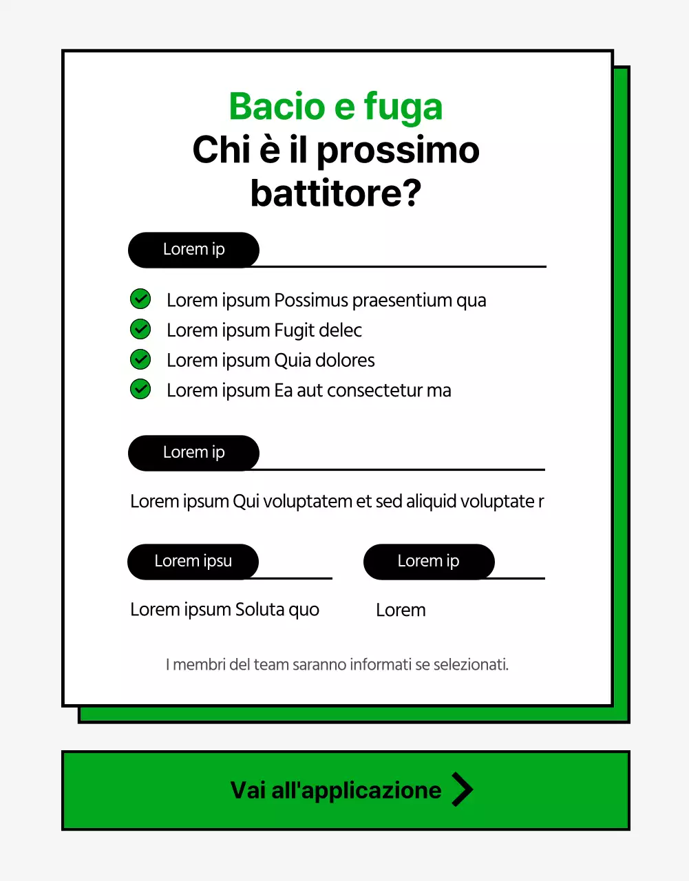 Pagina di dettaglio dello studio con illustrazioni pulite